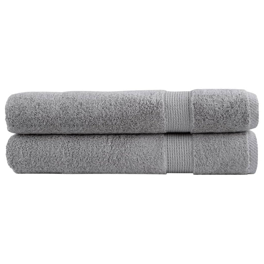 Premium Sauna Towels SOLUND 2pcs Grey 80x200cm 600gsm