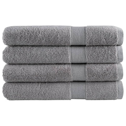 Premium Sauna Towels SOLUND 4pcs Grey 80x200cm 600gsm