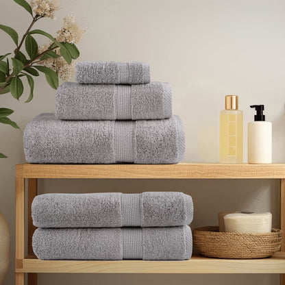 Premium Towels SOLUND 4pcs Grey 100x200cm 600gsm