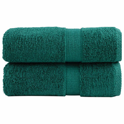 Premium Soap Towels SOLUND 2 pcs Green 30x30 cm 600 gsm