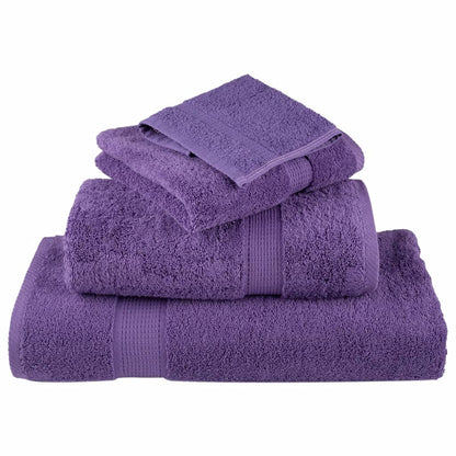 Premium Soap Towels SOLUND 10 pcs Purple 30x30 cm 600 gsm