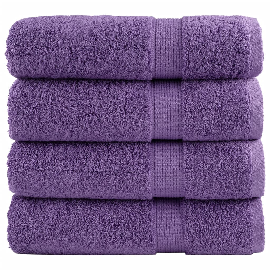 Premium Bath Towels SOLUND 4 pcs 100x150 cm 600 gsm