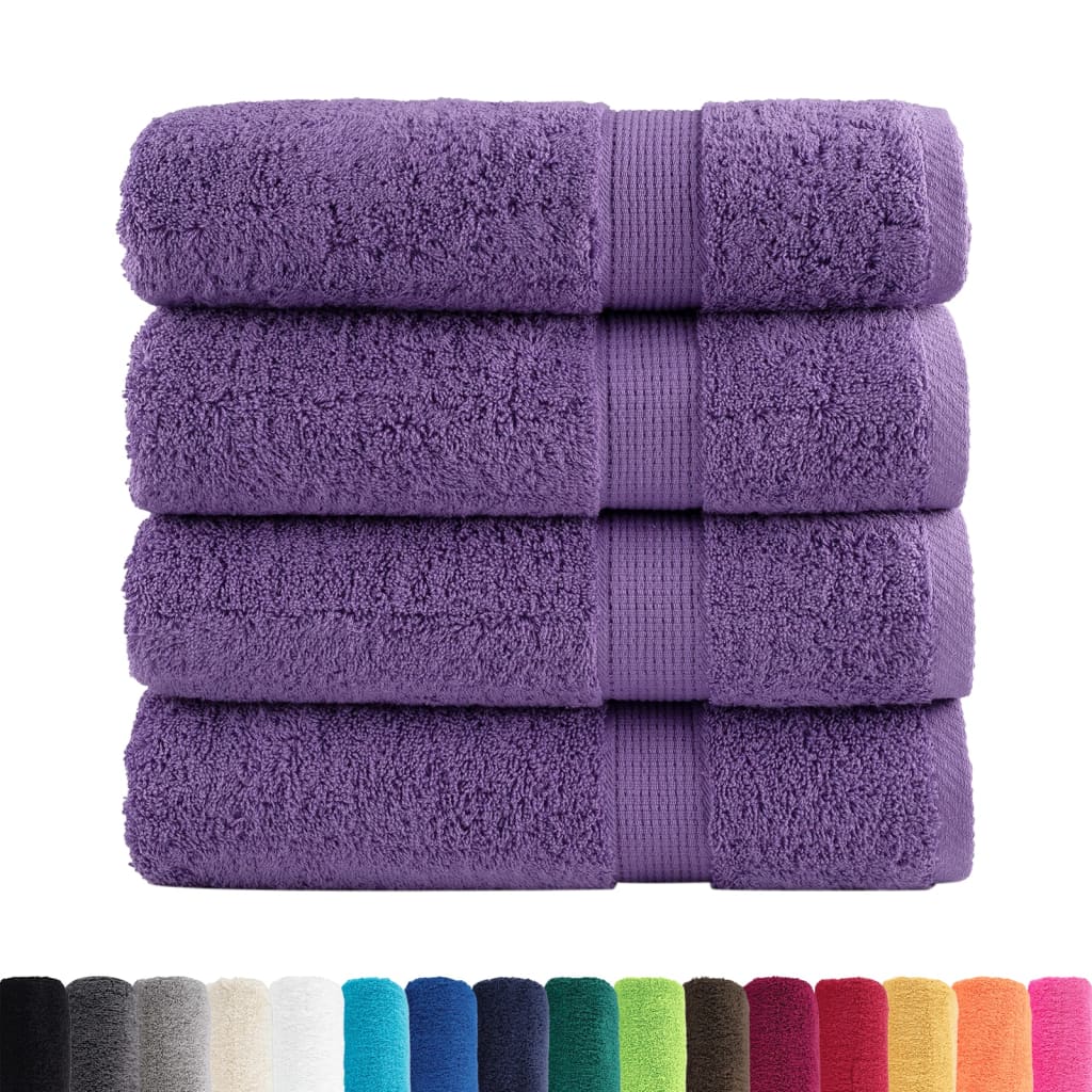 Premium Bath Towels SOLUND 4 pcs 100x150 cm 600 gsm