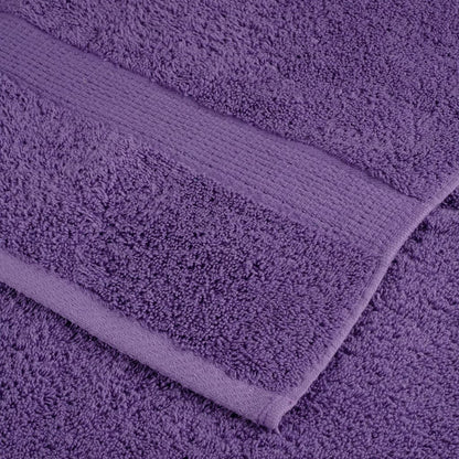 Premium Towels SOLUND 2 pcs Purple 100x200 cm 600 gsm