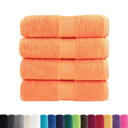 Premium Soap Towels SOLUND 4 pcs Orange 30x30 cm 600 gsm