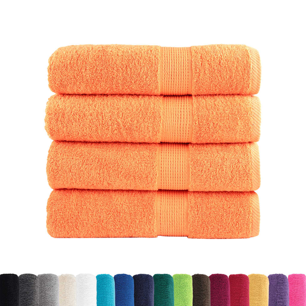 Premium Bath Towels SOLUND 4 pcs 100x150 cm 600 gsm