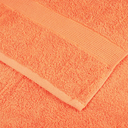 Premium Sauna Towels SOLUND 4 pcs Orange 80x200 cm 600 gsm