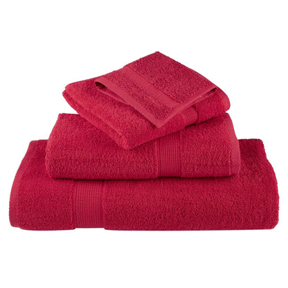 Premium Soap Towels SOLUND 10 pcs Red 30x30 cm 600 gsm