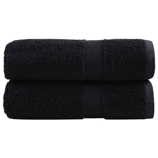 Premium Soap Towels SOLUND 2 pcs Black 30x30 cm 600 gsm