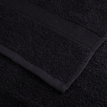 Premium Sauna Towels SOLUND 4 pcs Black 80x200 cm 600 gsm