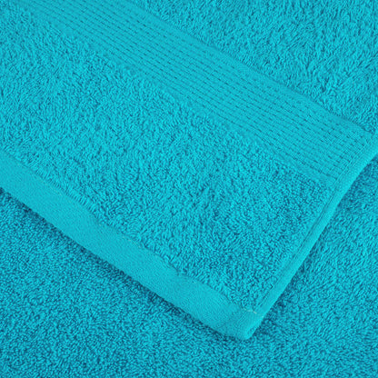 Premium Guest Towels SOLUND 2 pcs Turquoise 30x50 cm 600 gsm