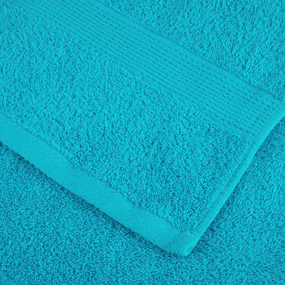 Premium Towels SOLUND 4 pcs Turquoise 100x200 cm 600 gsm