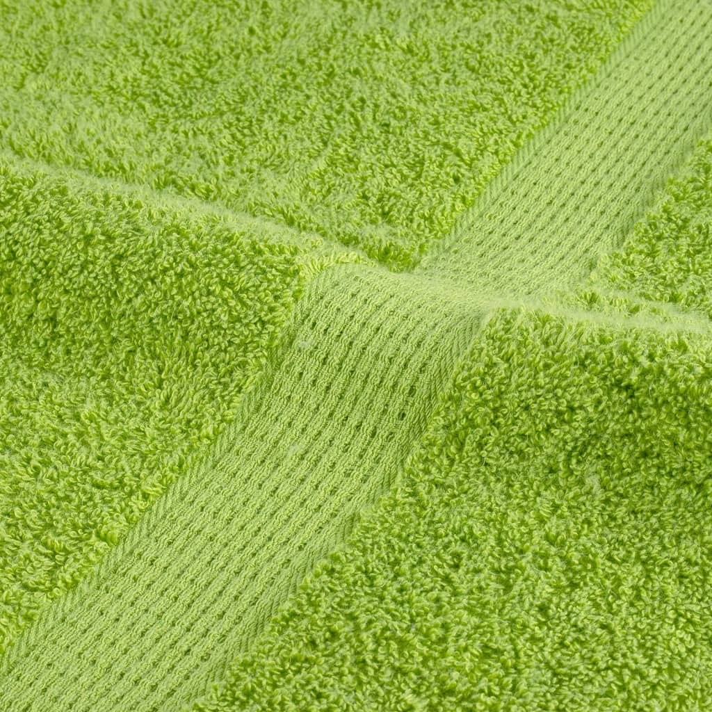 Premium Towels SOLUND 4 pcs Apple Green 100x200 cm 600 gsm