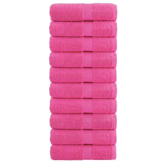 Premium Soap Towels SOLUND 10 pcs Pink 30x30 cm 600 gsm