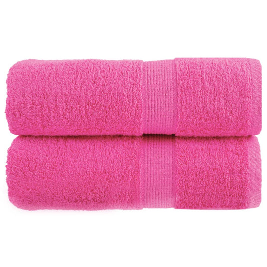 Premium Guest Towels SOLUND 2 pcs Pink 30x50 cm 600 gsm