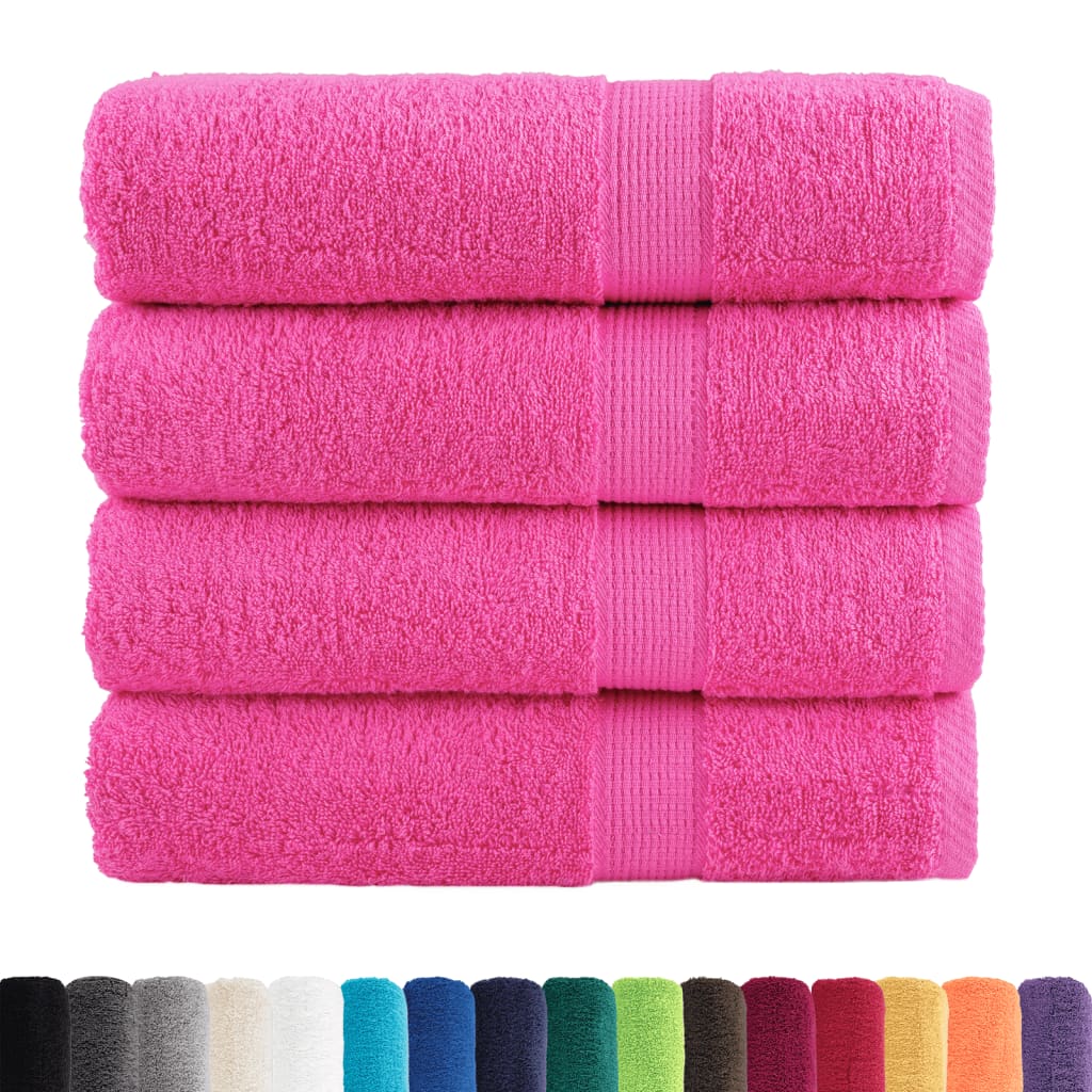 Premium Bath Towels SOLUND 4 pcs 100x150 cm 600 gsm