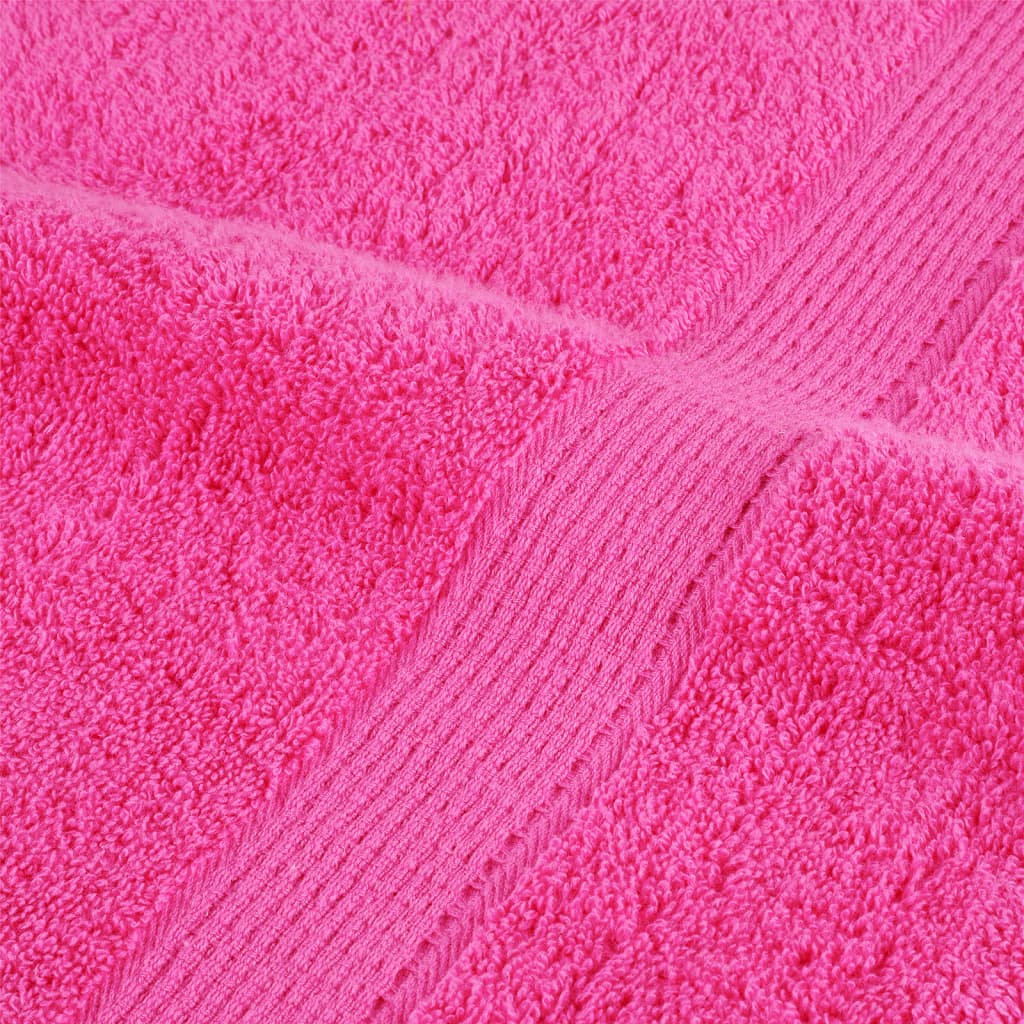 Premium Sauna Towels SOLUND 2 pcs Pink 80x200 cm 600 gsm