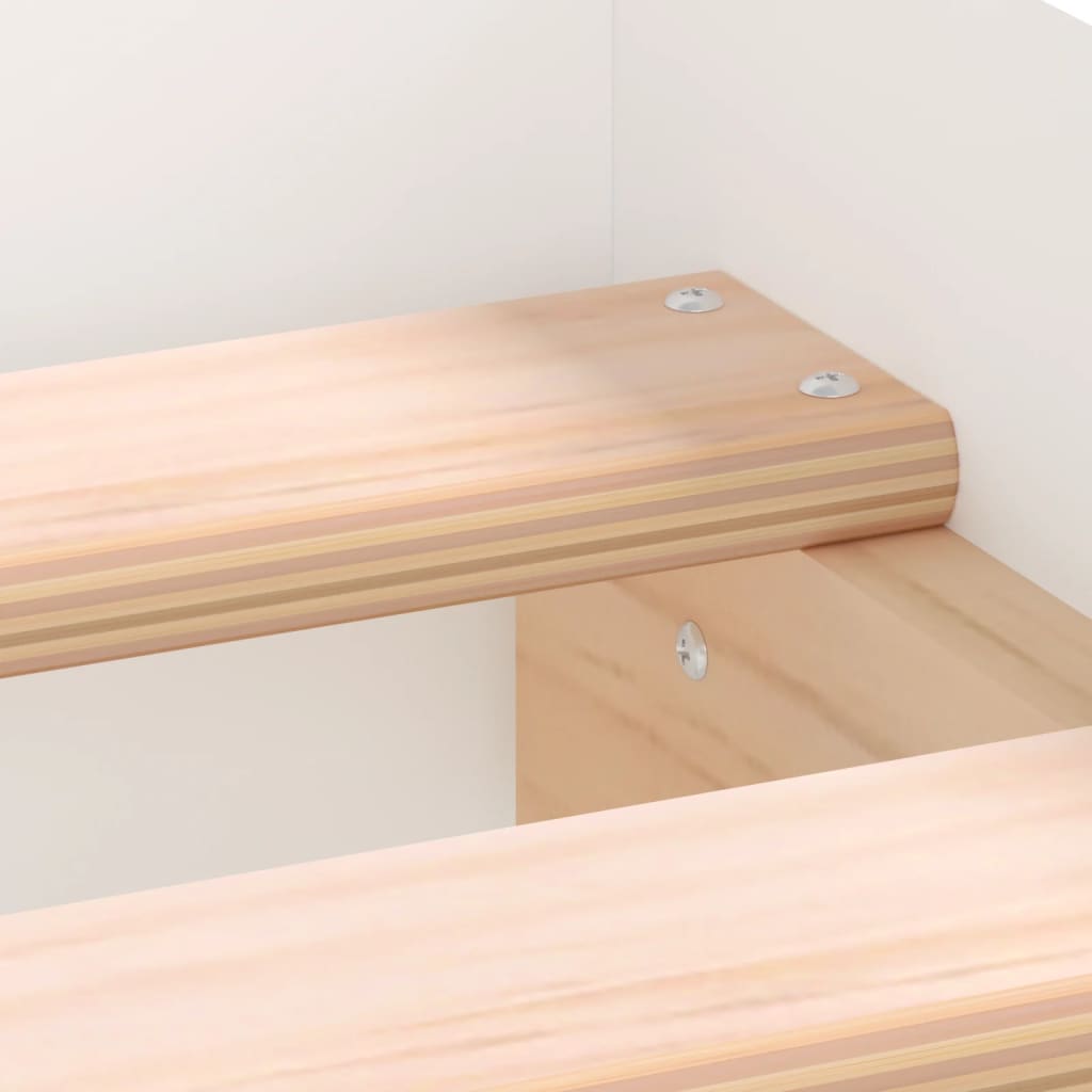 Bed Frame without Mattress White 200x200 cm
