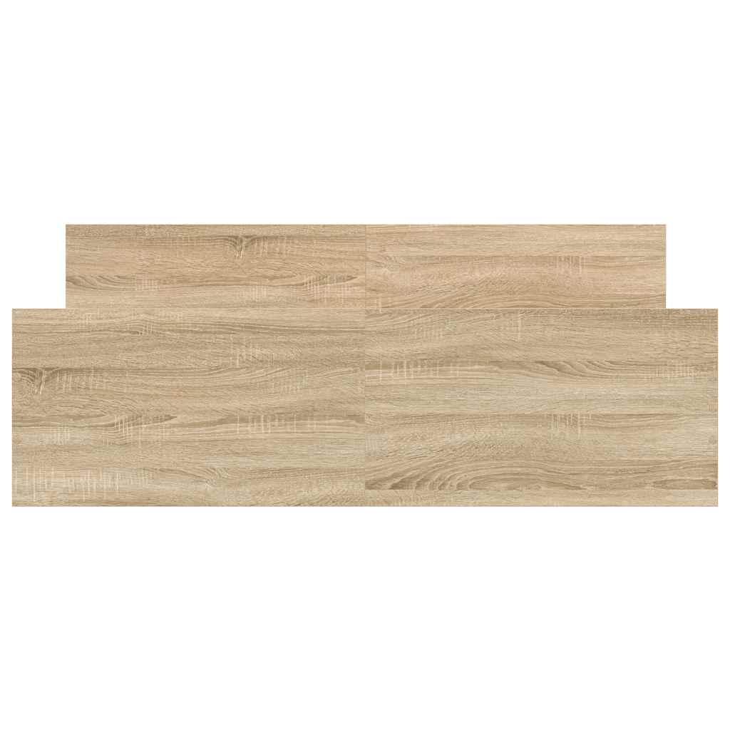 Bed Frame without Mattress Sonoma Oak 150x200 cm King Size