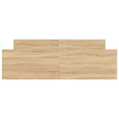 Bed Frame without Mattress Sonoma Oak 160x200 cm
