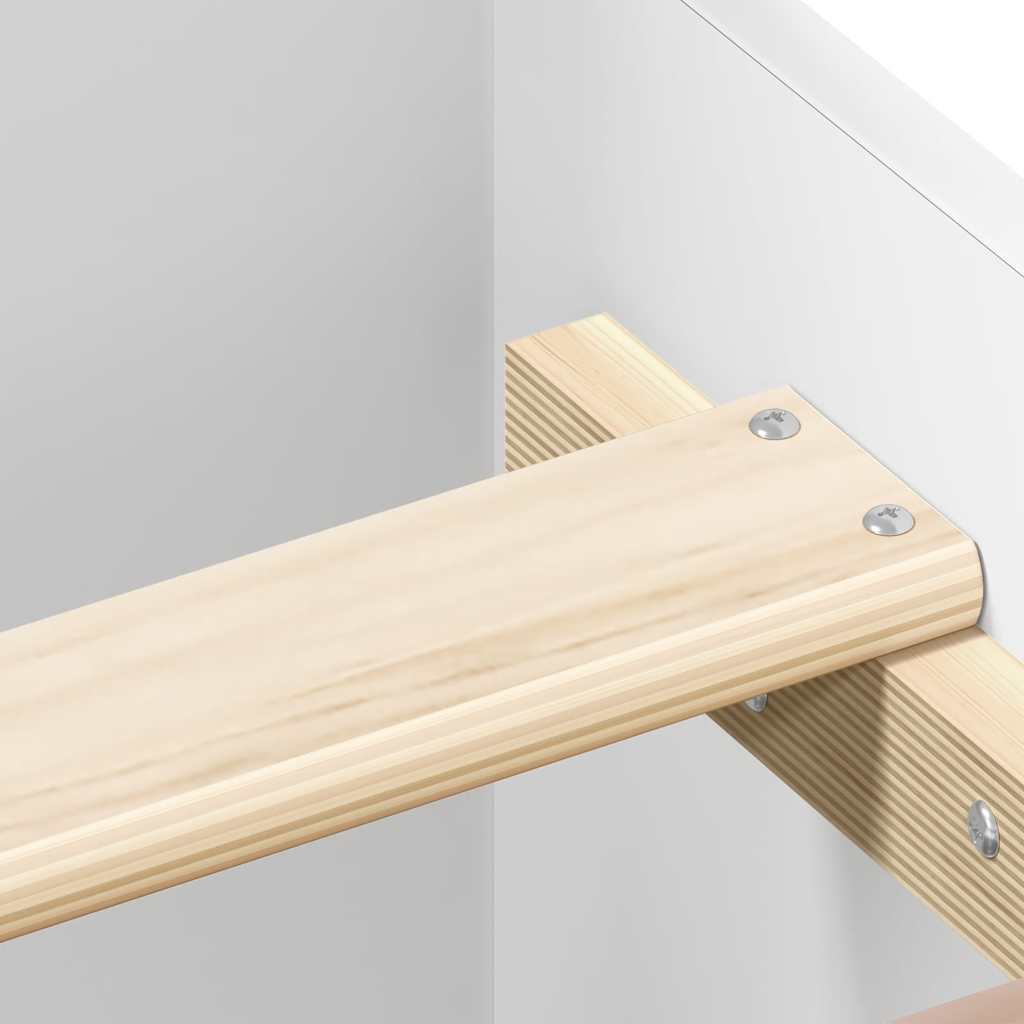 Bed Frame without Mattress White 120x190 cm Small Double