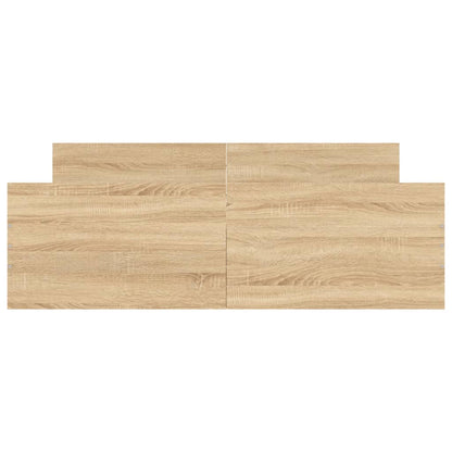 Bed Frame without Mattress Sonoma Oak 135x190 cm Double