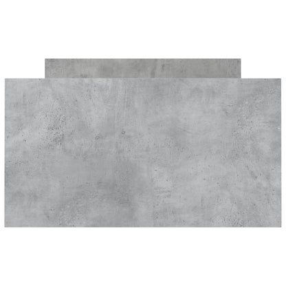 Bed Frame without Mattress Concrete Grey 100x200 cm
