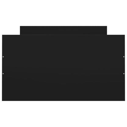 Bed Frame without Mattress Black 90x200 cm