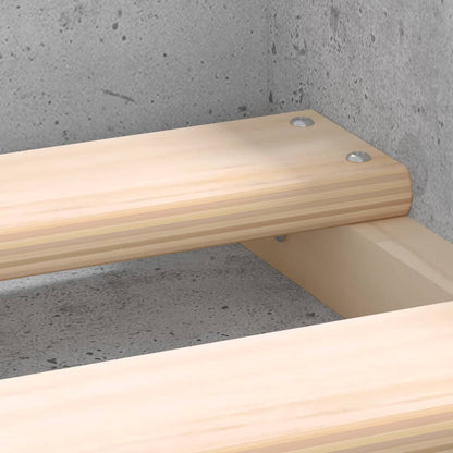 Bed Frame without Mattress Concrete Grey 140x200 cm