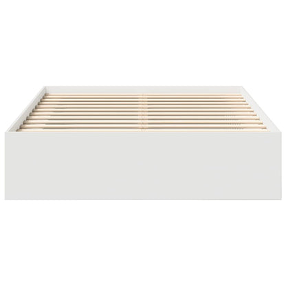 Bed Frame without Mattress White 120x190 cm Small Double Small Double