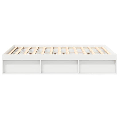 Bed Frame without Mattress White 120x190 cm Small Double Small Double