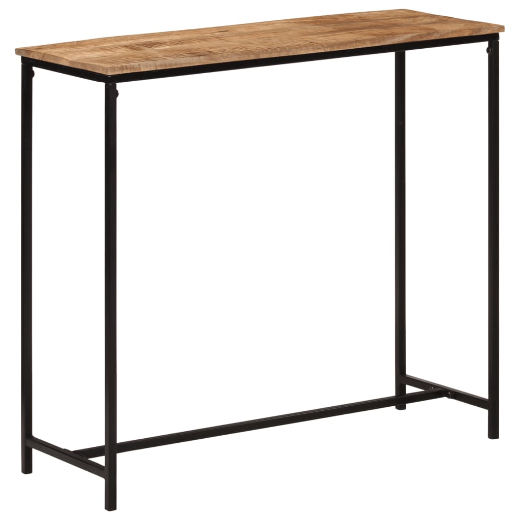 Console Table 80x30x74 cm Solid Wood Mango and Iron