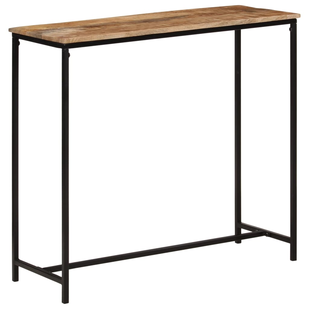 Console Table 80x30x74 cm Solid Wood Mango and Iron