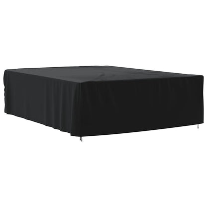 Garden Furniture Cover Black 350x260x90cm 420D Oxford