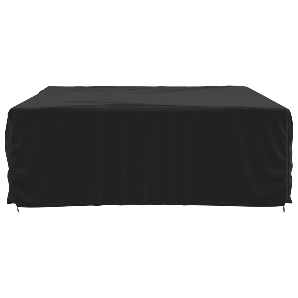 Garden Furniture Cover Black 350x260x90cm 420D Oxford