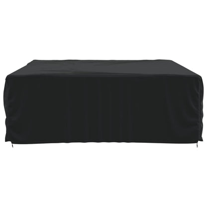 Garden Furniture Cover Black 350x260x90cm 420D Oxford