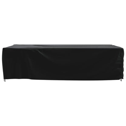 Garden Furniture Cover Black 350x260x90cm 420D Oxford