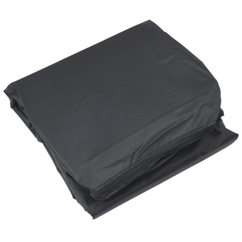 Heater Cover Pyramid Shaped Black 86x47x241 cm 420D Oxford