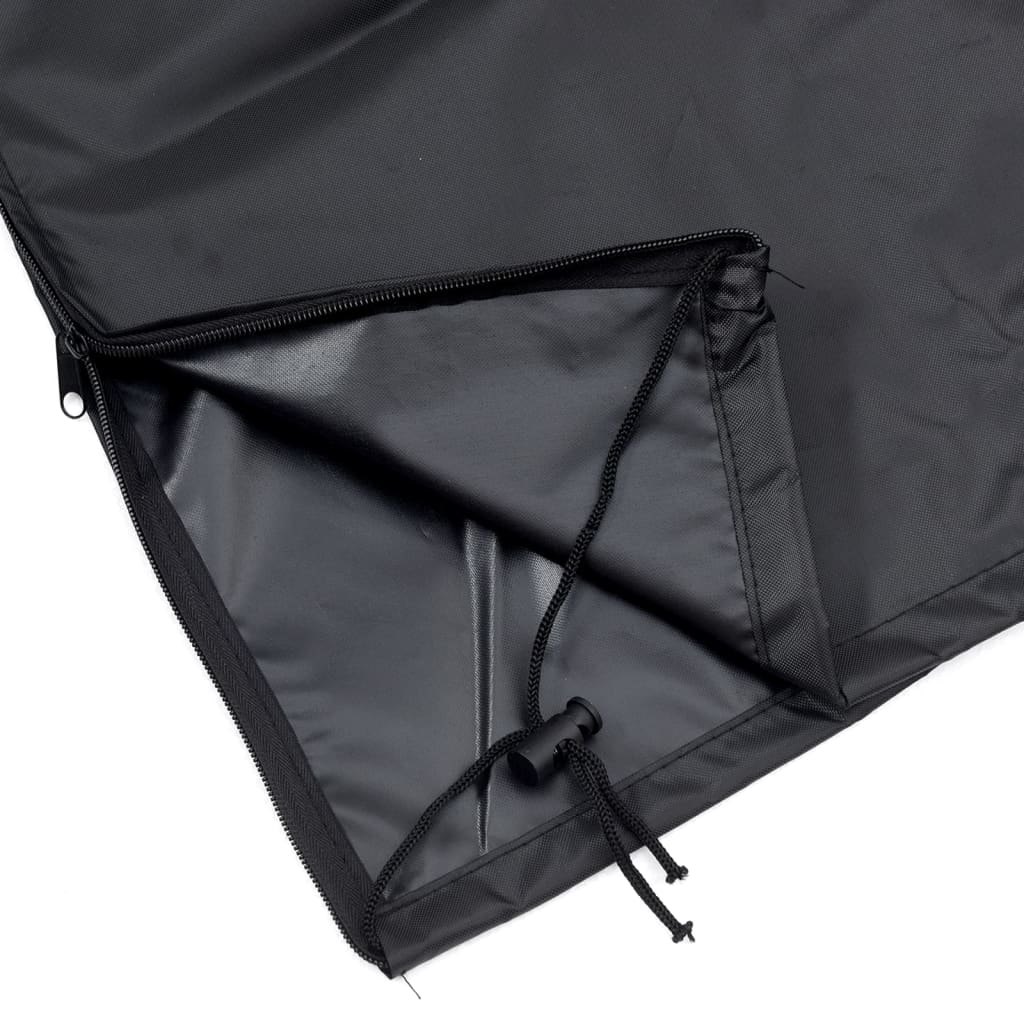 Heater Cover Pyramid Shaped Black 86x47x241 cm 420D Oxford