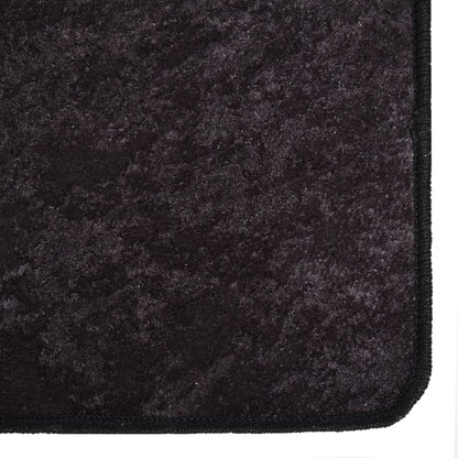 Rug Washable Anthracite 120x170 cm Anti Slip