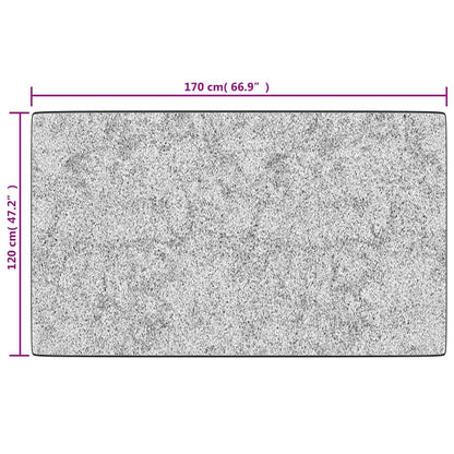 Rug Washable Anthracite 120x170 cm Anti Slip