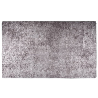 Rug Washable Grey 120x170 cm Anti Slip