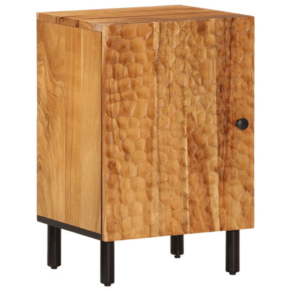 4 Piece Bathroom Cabinet Set Solid Wood Acacia