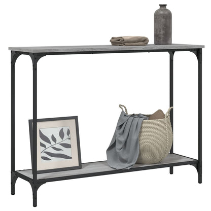 Console Table Grey Sonoma 101x30.5x75 cm Engineered Wood