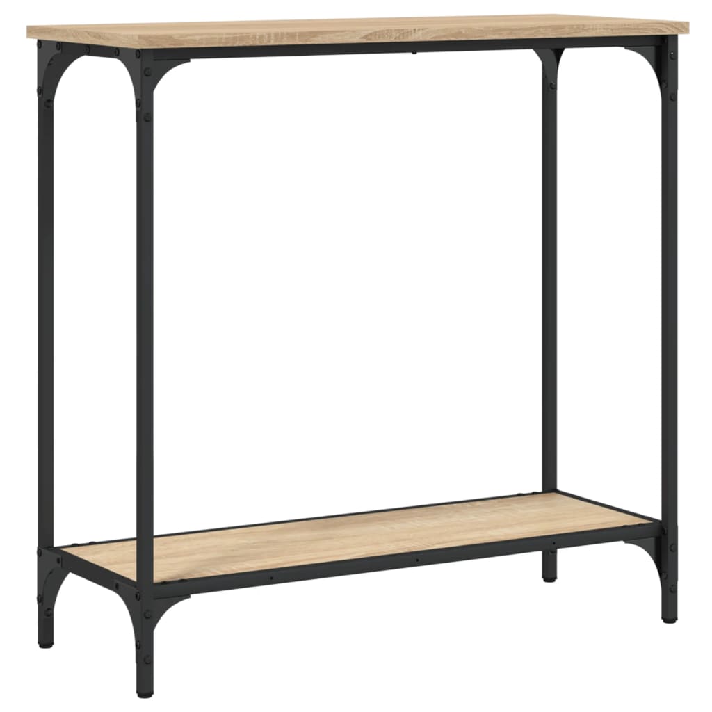 Console Table Sonoma Oak 75x30.5x75 cm Engineered Wood