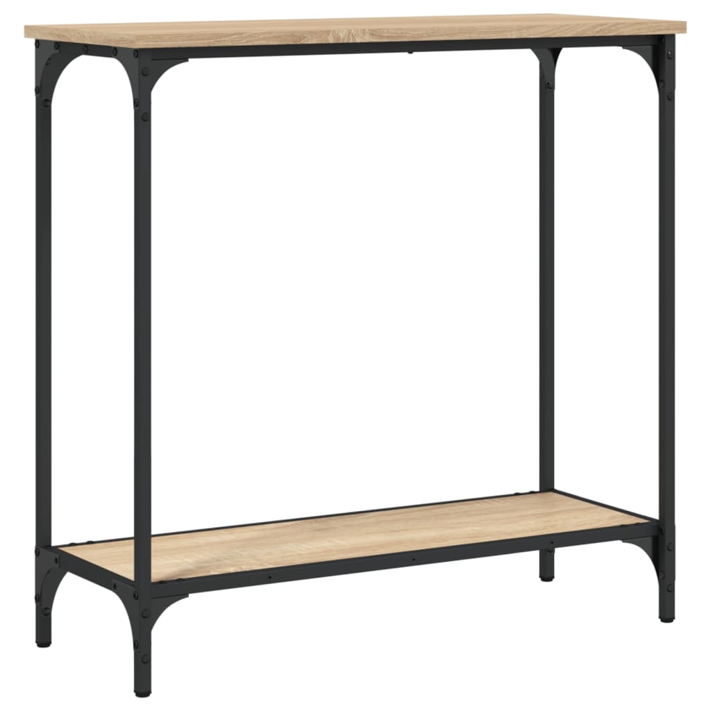 Console Table Sonoma Oak 75x30.5x75 cm Engineered Wood