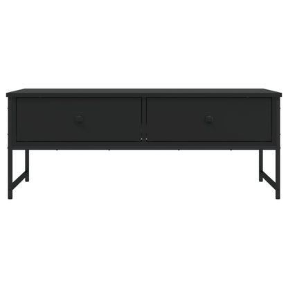 Coffee Table Black 101x49x39.5 cm Engineered Wood