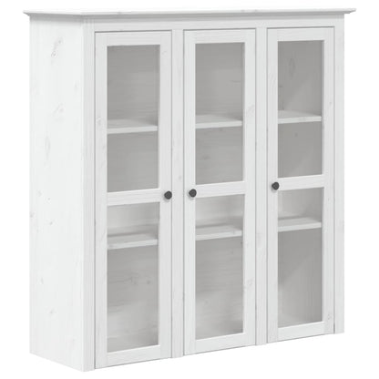 Highborad "BODO" White 115.5x43x200.5 cm Solid Wood Pine