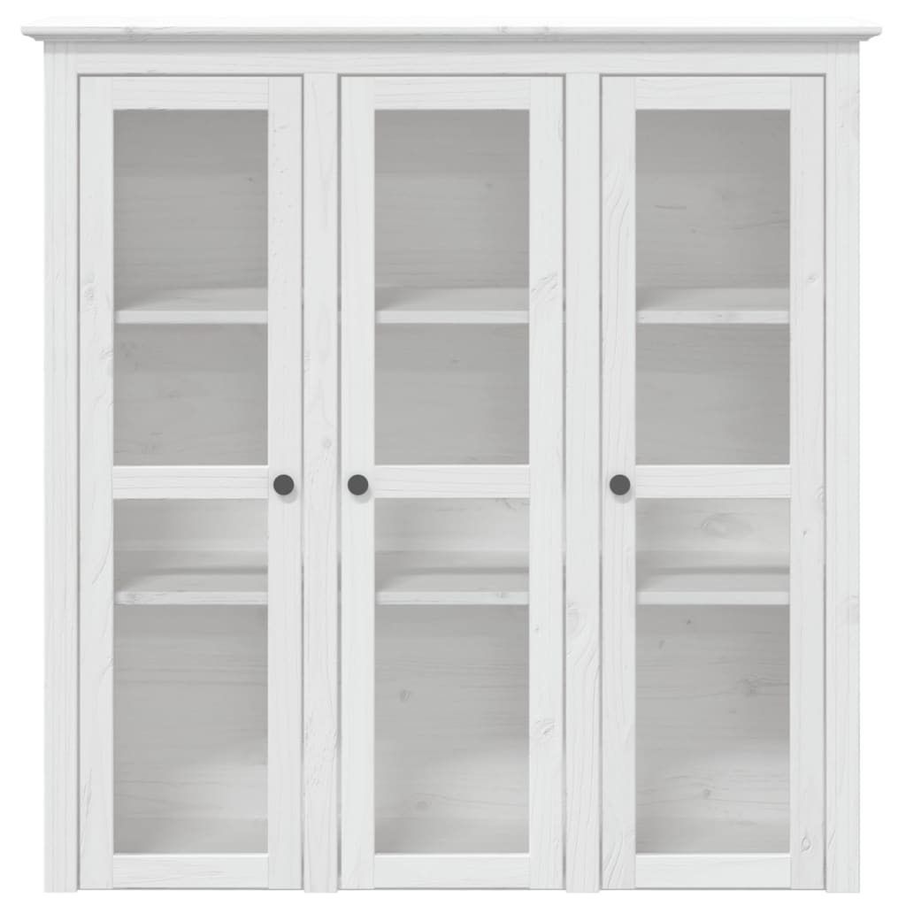 Highborad "BODO" White 115.5x43x200.5 cm Solid Wood Pine