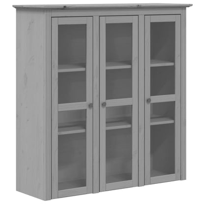 Highborad "BODO" Grey 115.5x43x200.5 cm Solid Wood Pine